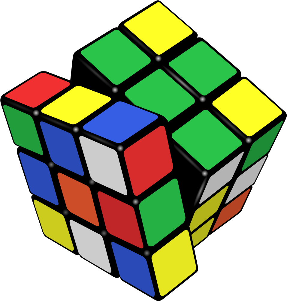 A Step By Step Guide To A Puzzle - Rubik's Cube (1000x1042), Png Download