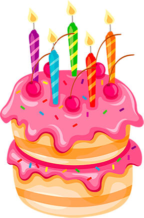 Tarta Cumpleaños Png - Cake Clipart Png (288x434), Png Download