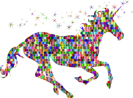 Winged Unicorn T-shirt Clothing Zazzle - Paper Mosaic Unicorn (461x340), Png Download