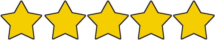 Five Stars Clipart - 5 Star Review Transparent (760x200), Png Download