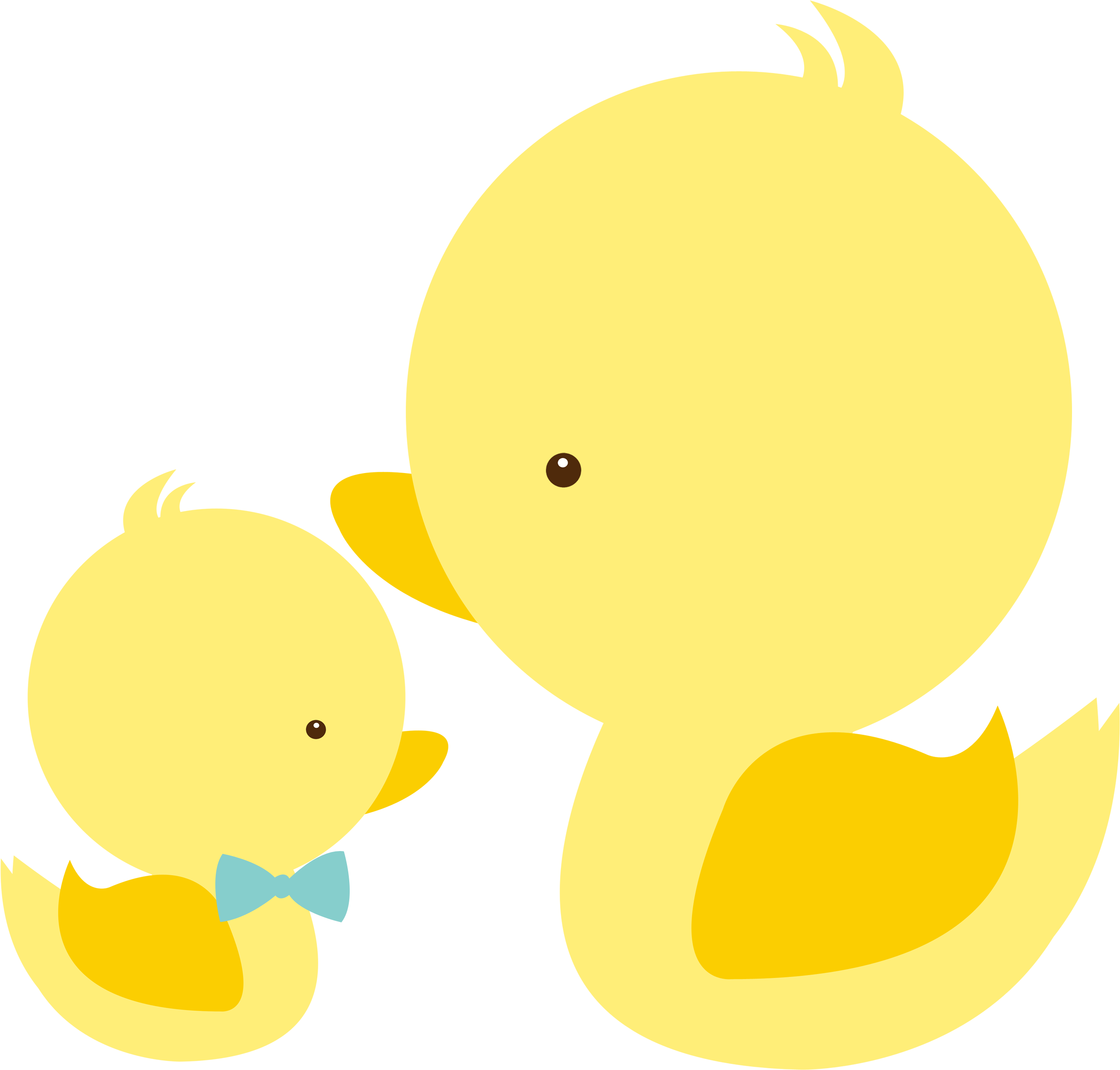 Ducky Baby Showers, Blue Cats, Baby Scrapbook, Mom - Patitos Para Baby Shower (2850x2550), Png Download