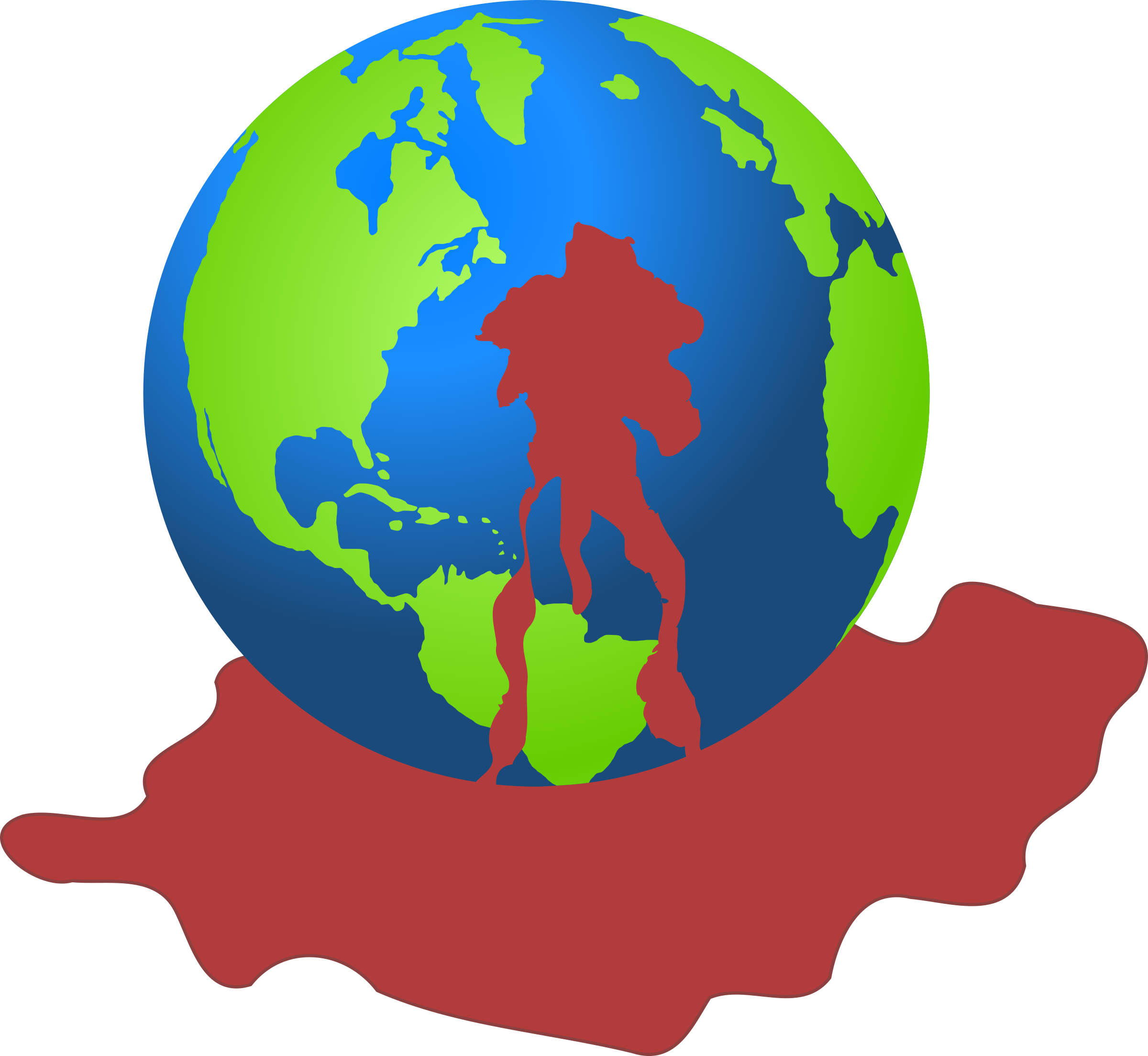 Big Image - Clipart Earth Png (2400x2207), Png Download
