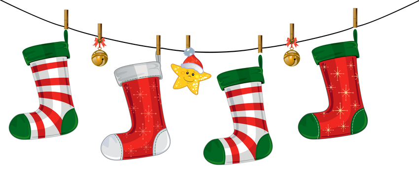 Christmas Decorations Clipart Telenovely Info Decoration - Christmas Decorations Clipart (850x347), Png Download