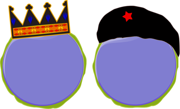Free Vector King Soldier Status Rank Clip Art - Difference Clipart (600x364), Png Download