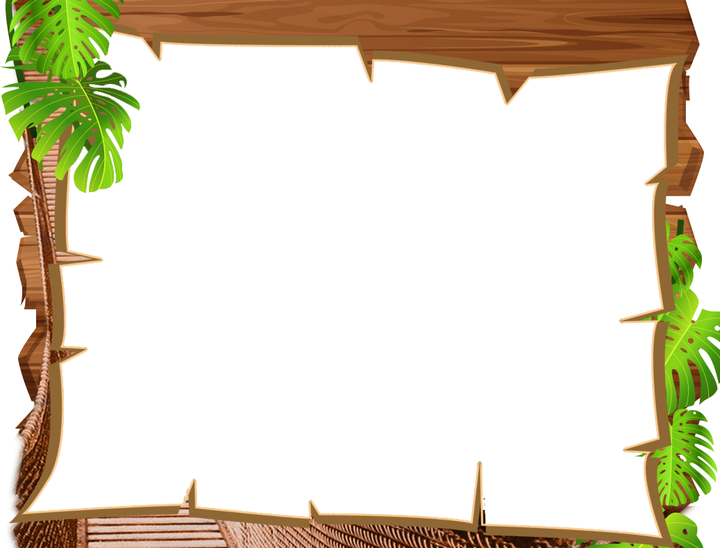 Mighty Jungle Golf - Frames Png For Jungle (1037x790), Png Download