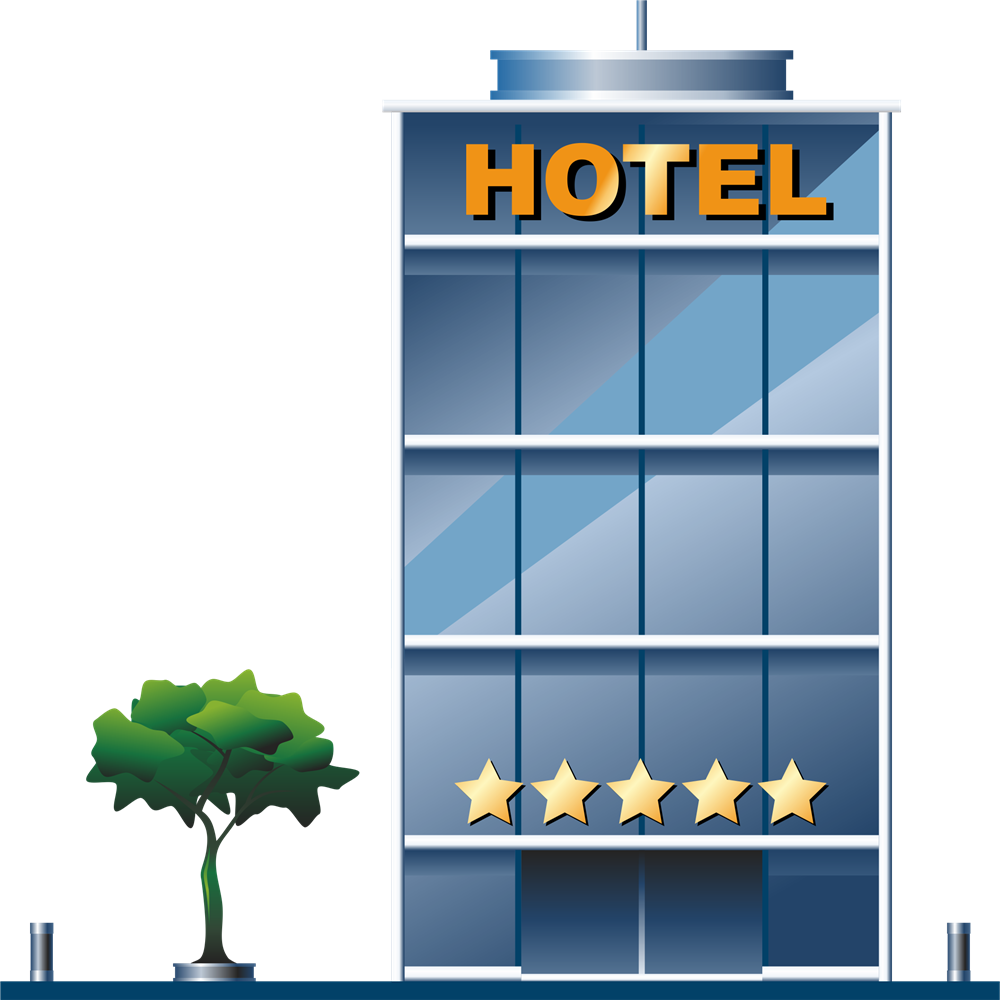 Free To Use Public Domain Hotel Clip Art - Hotel Clip Art (1000x1000), Png Download