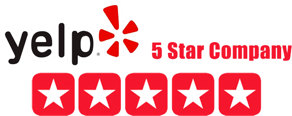 Yelp Five Stars - Yelp 5 Star Company (600x240), Png Download