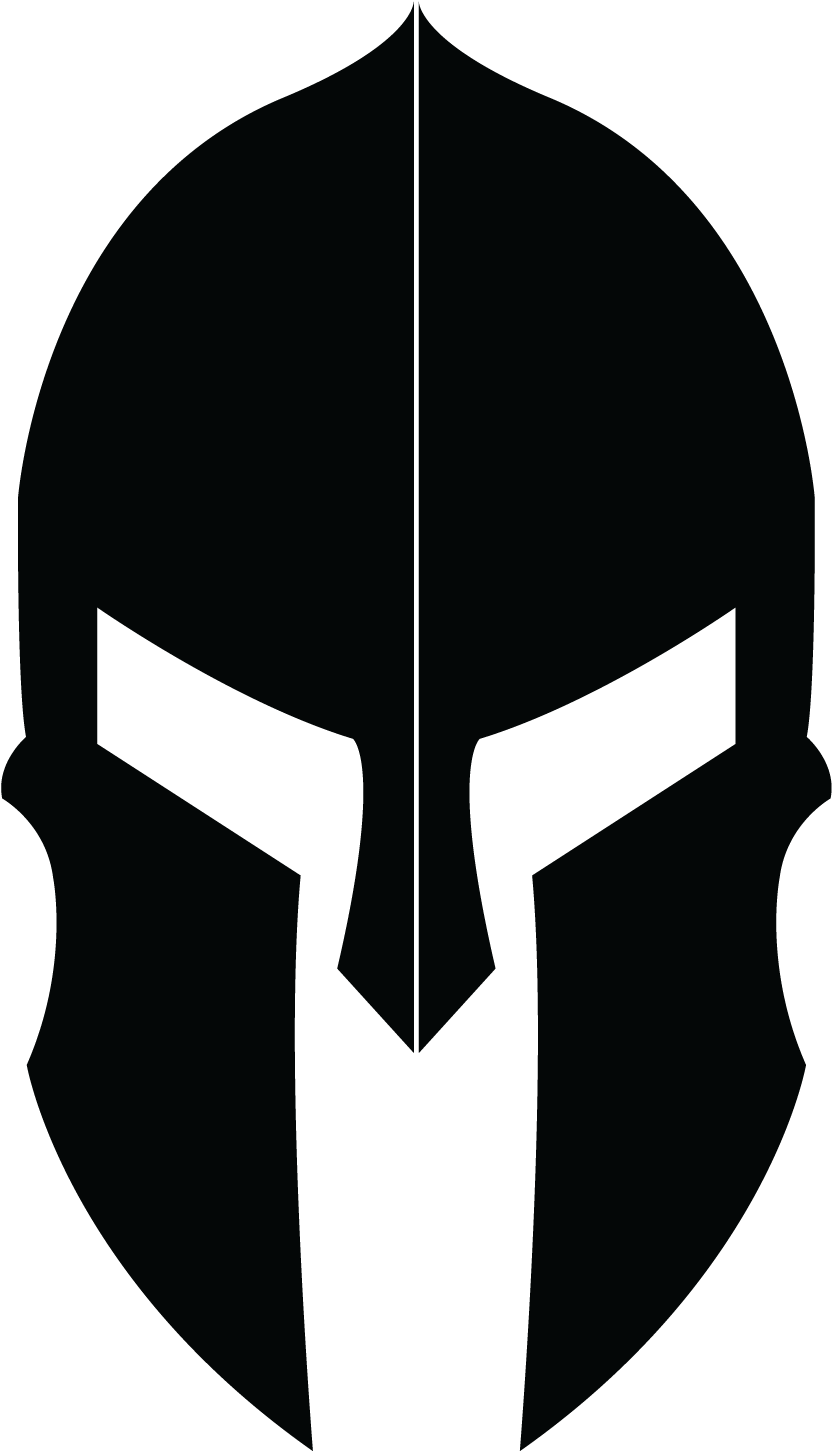 Spartan Helmet Png Clip Library Library - Spartan Logo (864x1497), Png Download