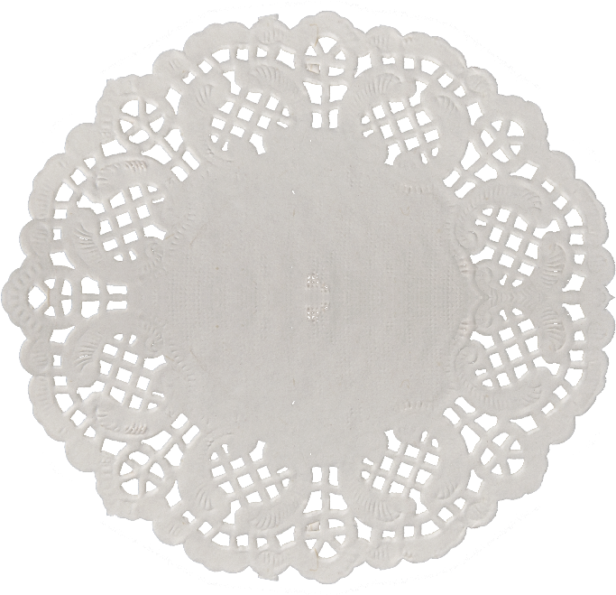 Round White Paper Doily - Red Paper Doilies: 4.5 Inches (50 Pack) | (750x658), Png Download