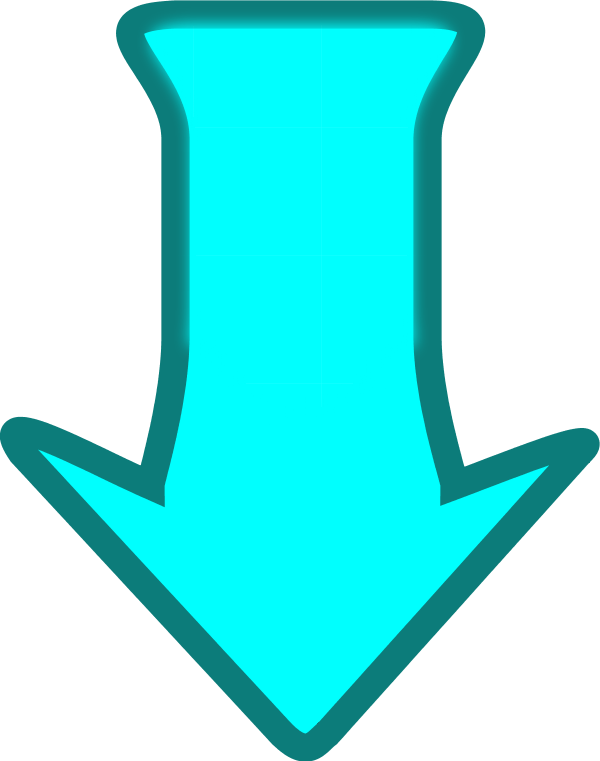 Cartoon Arrow Free Download Clip Art Free Clip Art - Cartoon Arrow Pointing Down (600x761), Png Download