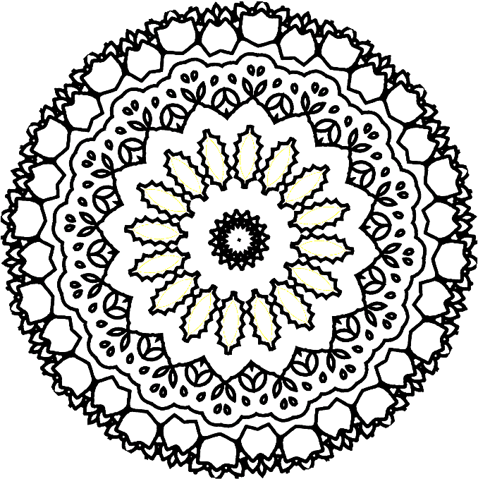 Kaleidoscope Png Picture - Solomon Islands Traditional Art (680x720), Png Download