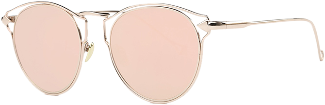 Cute Arrow Cat Eye Mirrored Sunglasses For Women Plp80318 - New Arrow Cat Eye Mirrored Sunglasses, Sunglasses (700x931), Png Download