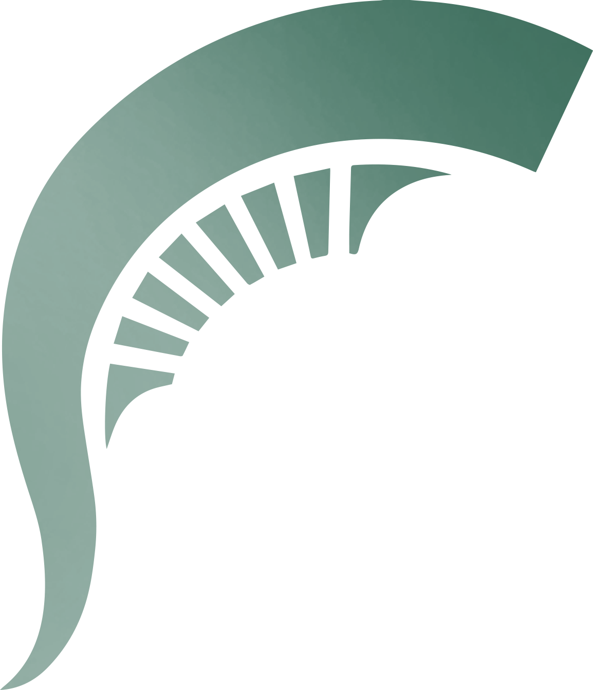 Download Green Plume Png File - Michigan State Spartans Will (1154x1343), Png Download