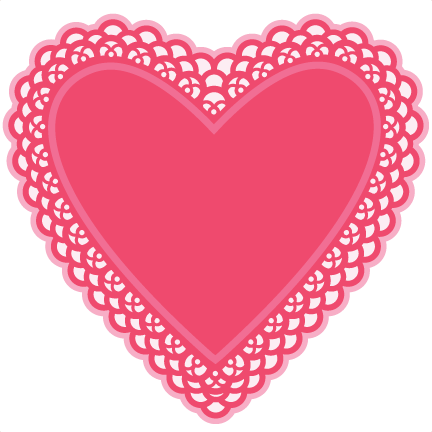 Heart Svg Cutting Files For Scrapbooking Free - Heart Doily Png (432x432), Png Download