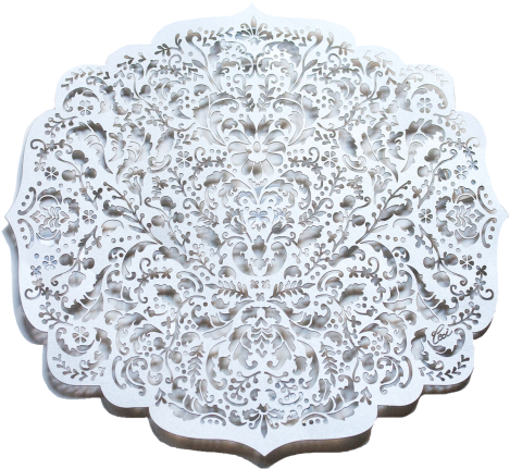 Damask - Crochet (702x468), Png Download