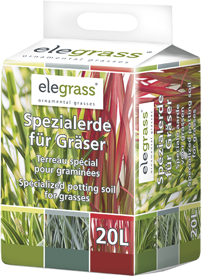Elegrass Specialized Soil For Grasses - Elegrass Spezialerde Für Gräser 20 L (485x591), Png Download