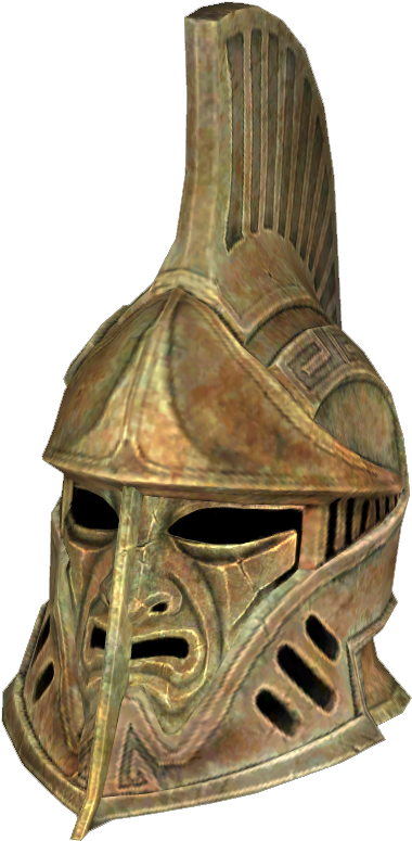 Armor Is A Type Of Apparel Found In The Elder Scrolls - Helmet Skyrim Png (600x800), Png Download