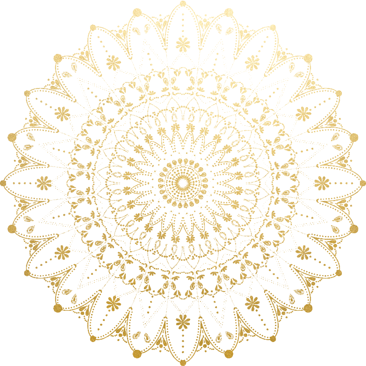 Mira Manek Combines Her Love Of Healthy Eating And - Gold Mandala Transparent Background (1200x1202), Png Download