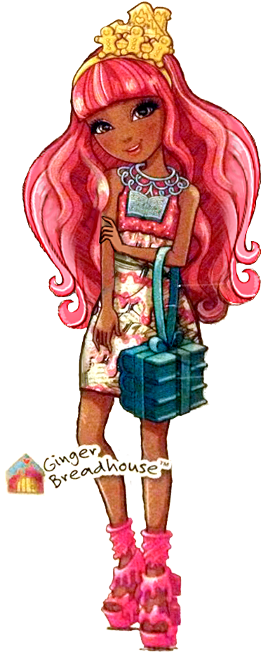 Book Party Ginger - Ever After High Ginger Book (404x937), Png Download