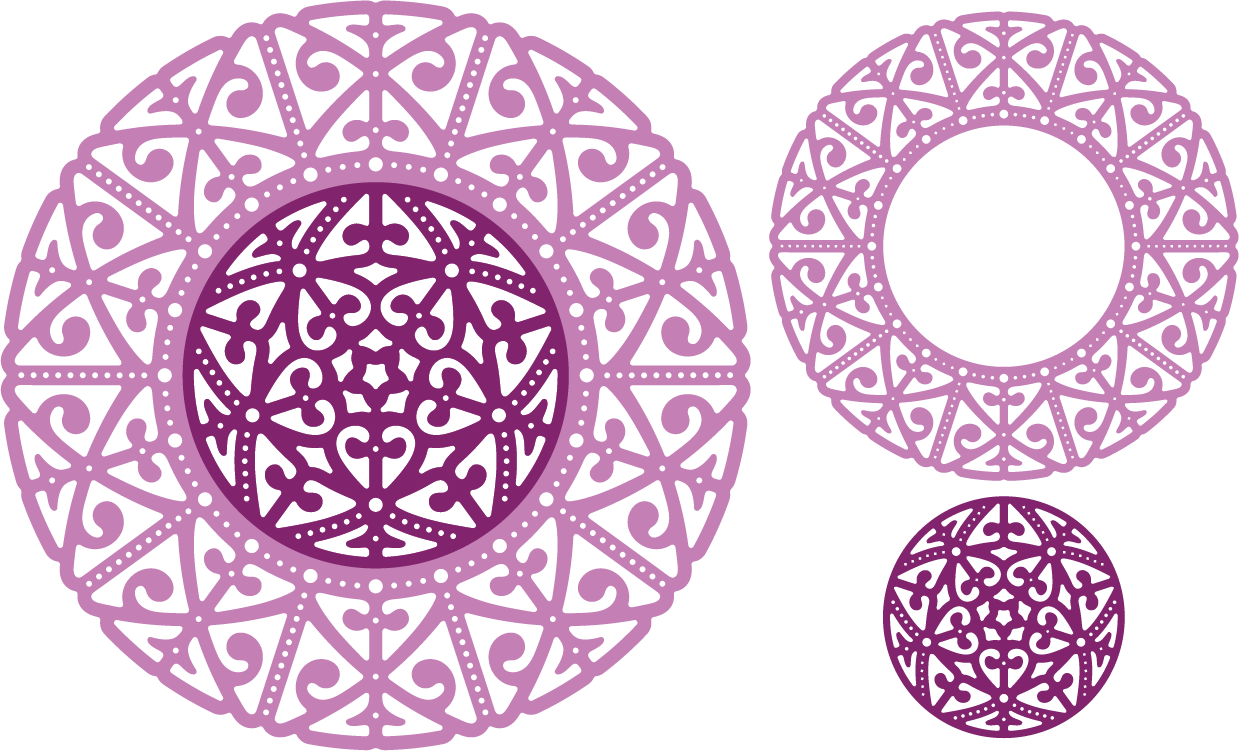 Deutschland Doily - Cheery Lynn Designs - Deutschland Doily 2 Piece Die (1239x751), Png Download
