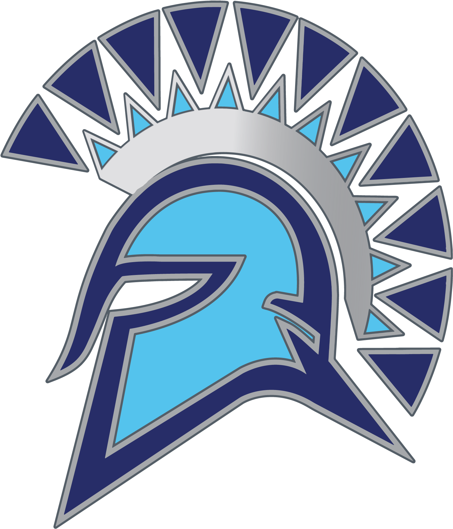 Olympia Middle School Home Of The Spartans - Seven Lakes High School Logo (1625x1875), Png Download
