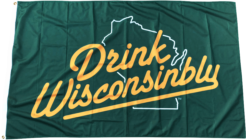 Drink Wisconsinbly Green & Gold Flag - Drink Wisconsinbly Wisconsin State Mug In Green | Shopko (1024x1024), Png Download