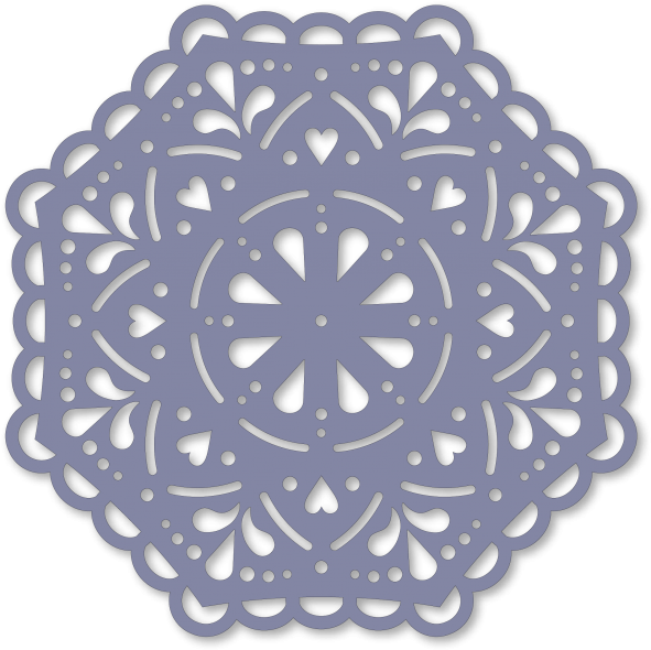 Doily Penn Dutch Octagon - Circle (600x600), Png Download