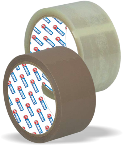 Brown , White Bopp Packing Tape, Packaging Type - White And Brown Tape (429x500), Png Download