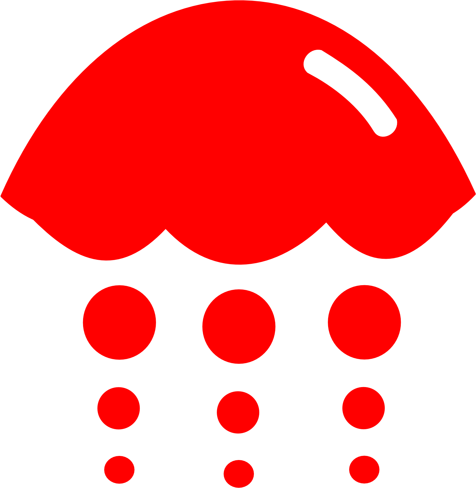 Big Red Jelly - Circle (1721x1711), Png Download