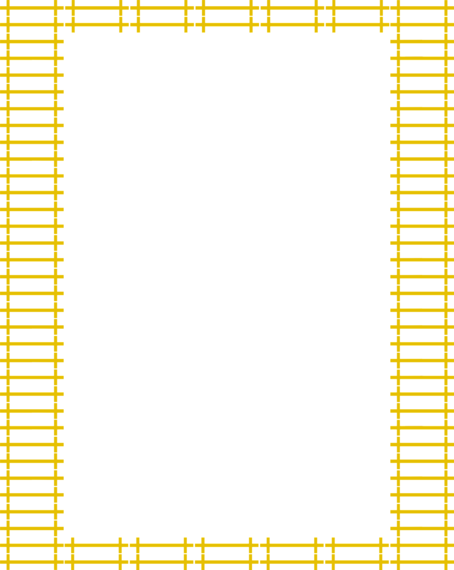 Yellow Border Frame Png Transparent Image - Border Frame Hd Yellow (816x1024), Png Download