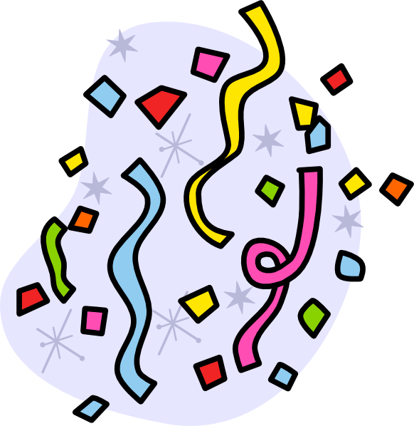 Celebration Clip Art (582x598), Png Download