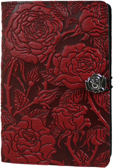 Leather Ipad Mini Cover Case - Wild Rose Leather Journal (430x600), Png Download