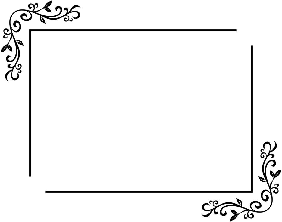 Borders And Frames Rectangle Shape Computer Icons Square - Rectangle Border (954x750), Png Download