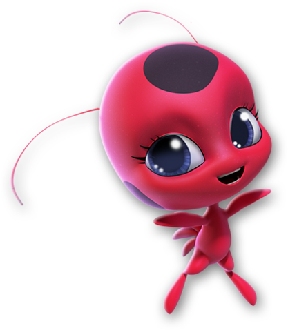Miraculous Ladybug Wallpaper Entitled Tikki - Miraculous Tikki And Plagg (500x480), Png Download