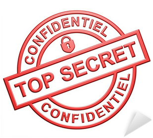 "top Secret" Sticker • Pixers® • We Live To Change - Lenoir Rhyne University (400x400), Png Download