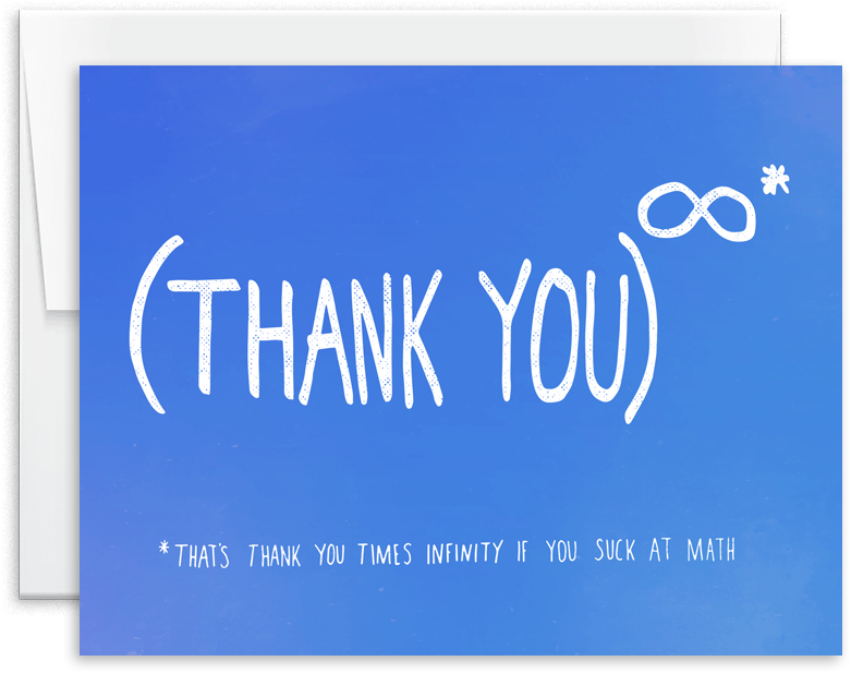 Thank You Card [product Type] - Graphics (1000x1000), Png Download