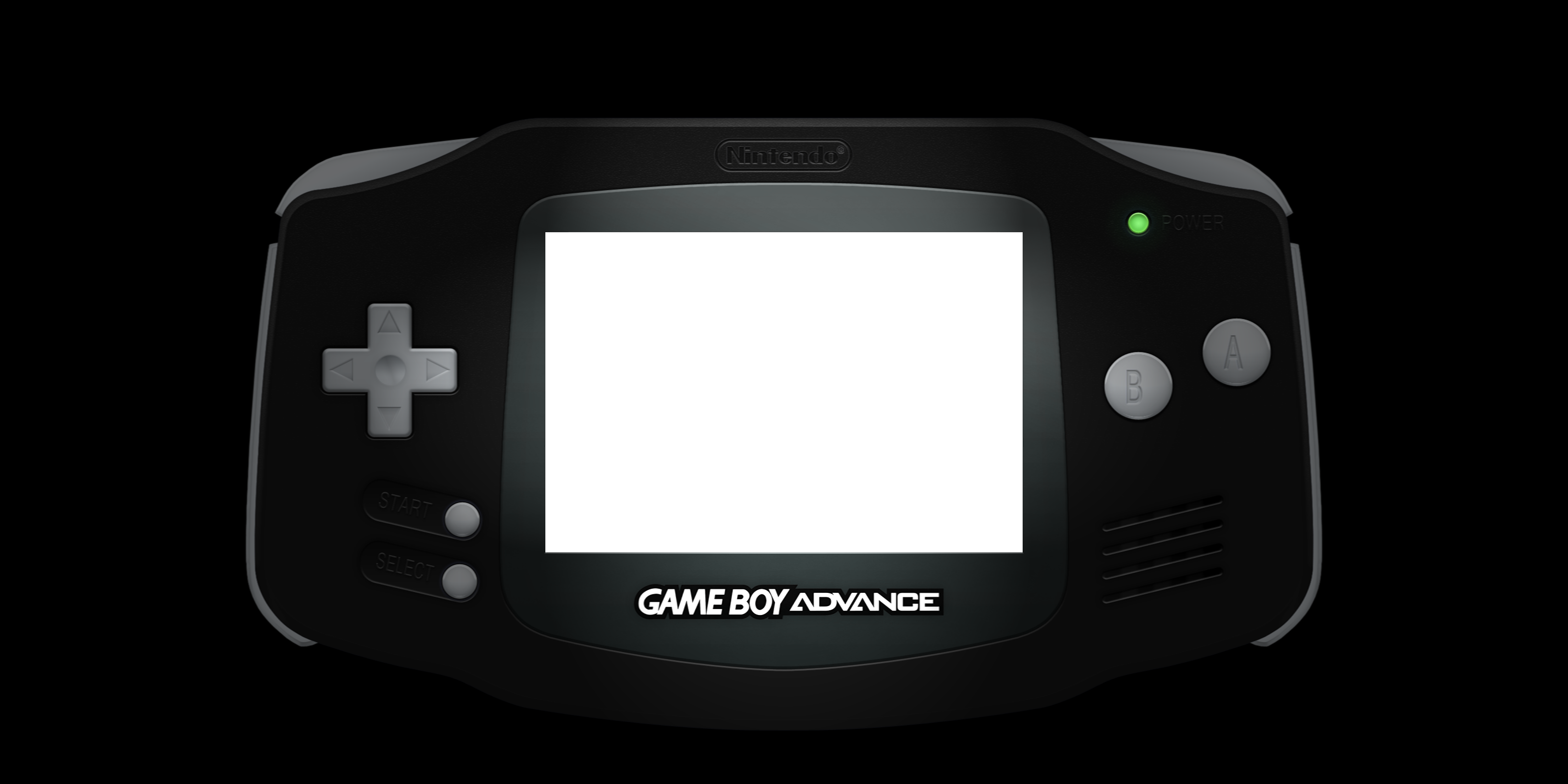 Gba Border Square 4x - Retroarch Gameboy Advance Overlay Border (3200x1600), Png Download
