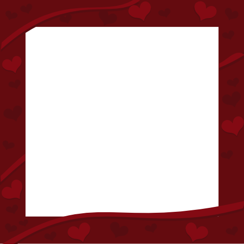 Transparent Background Border - Red Border Transparent Background (500x500), Png Download