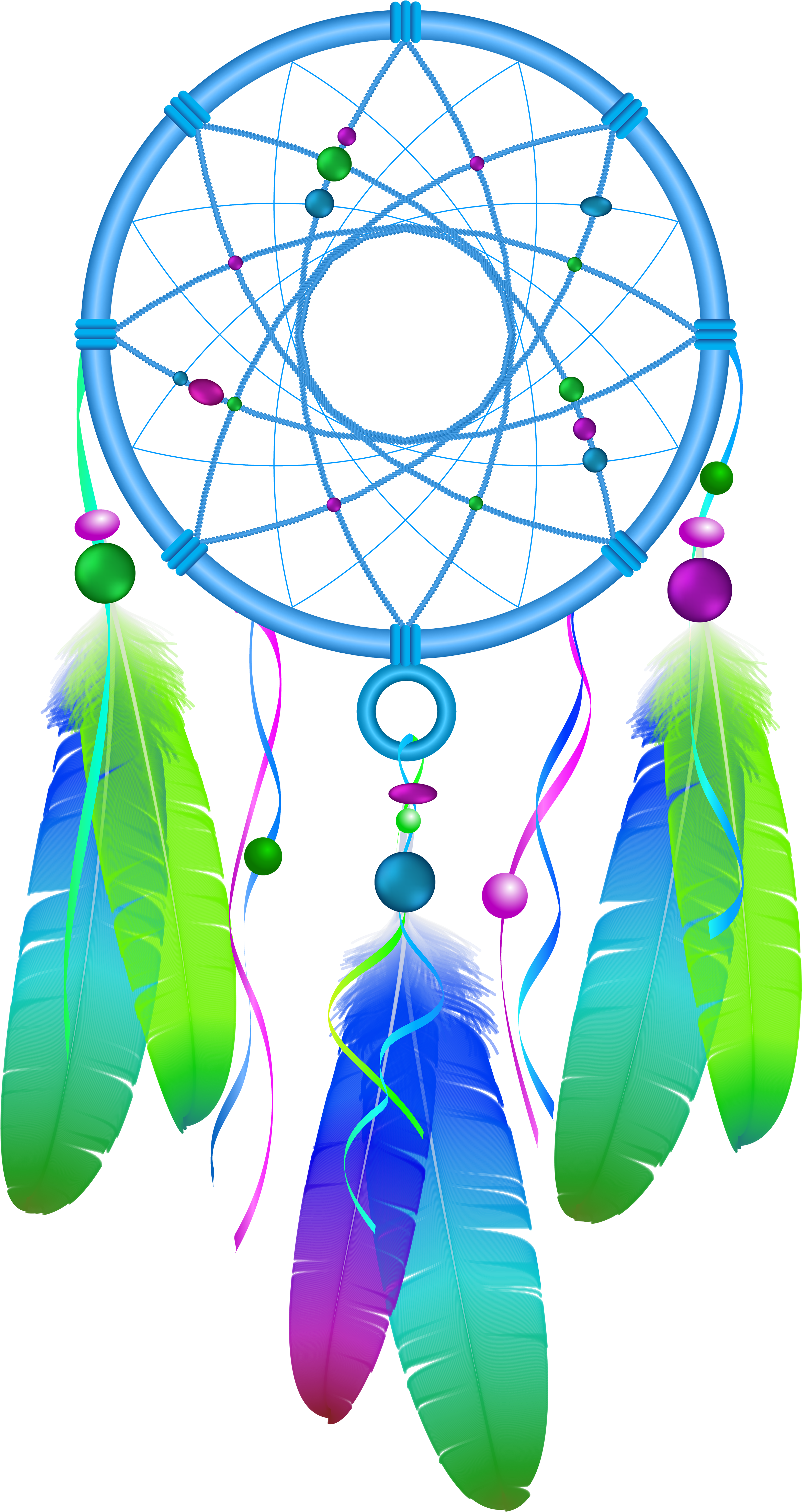 Clip Art Png Image - Dream Catchers Clip Art (3266x6000), Png Download