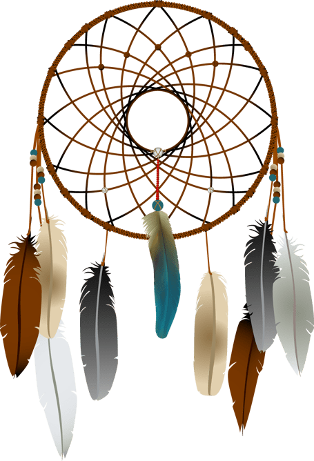 Dreamcatcher Vector Clip Art - Dream Catcher Png File (455x668), Png Download