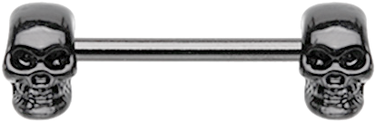 Nipple - Black Skull - Nipple (500x500), Png Download