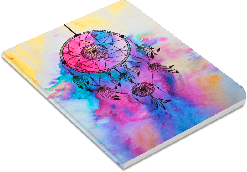 Dreamcatcher Hue Designer Notebook - Motif (900x1024), Png Download