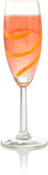 A Twist On The Traditional Champagne Toast, The Stroke - Cocktail (476x612), Png Download