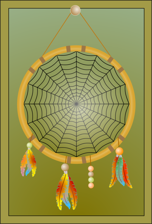 Spider Web Computer Icons Icon Design Dreamcatcher - Halloween - Spiders' Web Card (510x750), Png Download