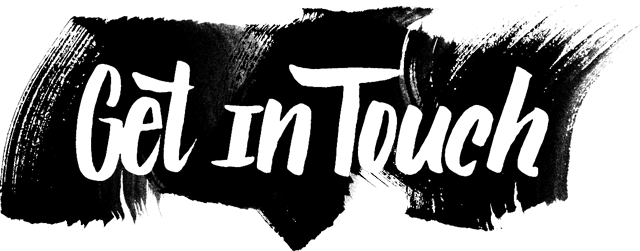 Get In Touch Brush Stroke Image - Brush Touch (640x251), Png Download