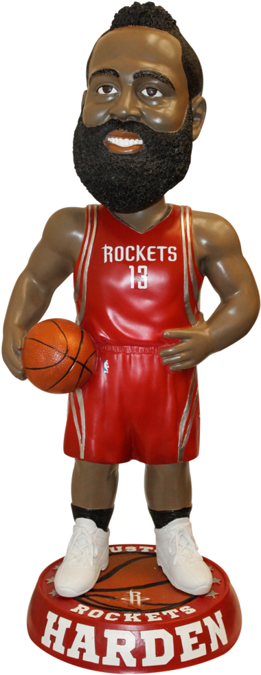 Houston Rockets 3' James Harden Icon Edition Bobblehead - James Harden Bobblehead (683x1024), Png Download