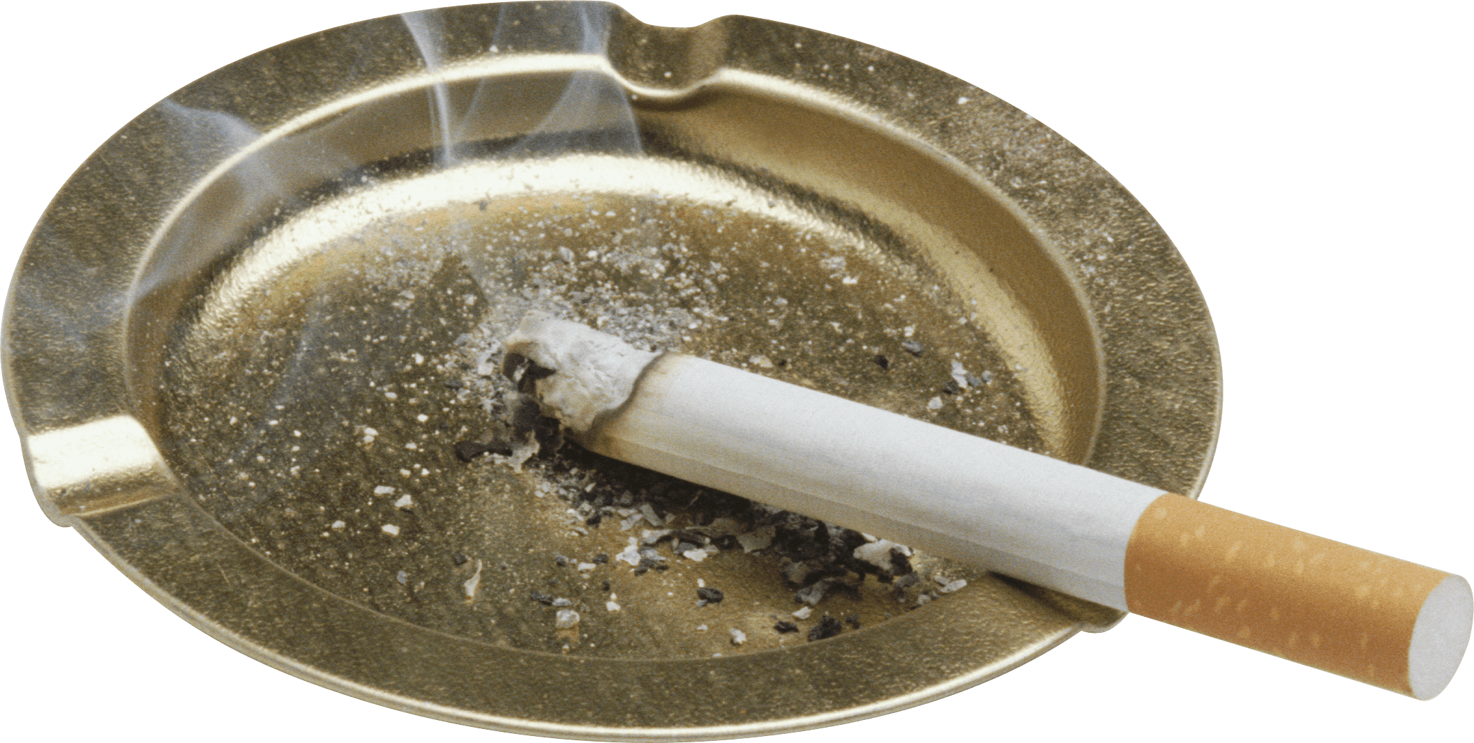 Cigarette Ashtray Png (2113x1066), Png Download