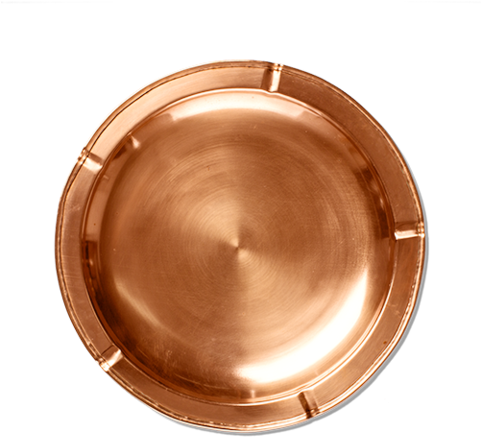 Jacob Bromwell Bridger Copper Ashtray Top - Circle (480x480), Png Download