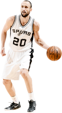 Image Image Image - Manu Ginobili No Background (384x384), Png Download