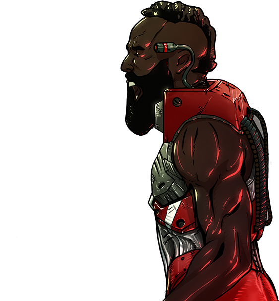 James Harden Nba Animation On Wacom Gallery Png James - Illustration (1200x675), Png Download